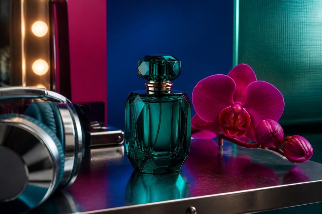 Perfume contemporáneo para una guía de familias olfativas